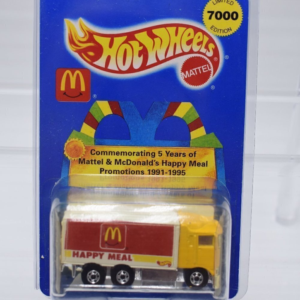 Hot Wheels 1994 Mattel McDonald’s Happy Meal Truck Limited Edition 7000 New